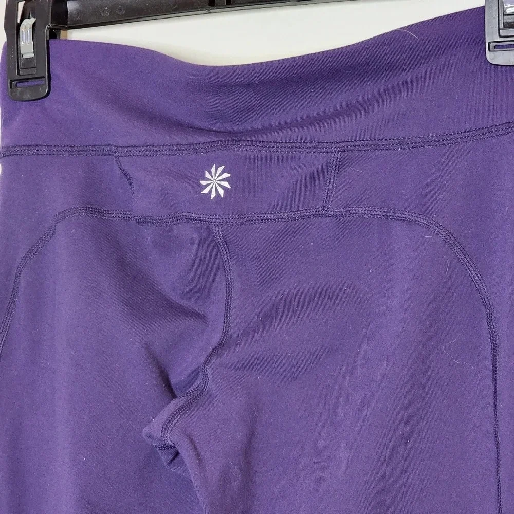 Athleta‎ purple flare leggings size xsp